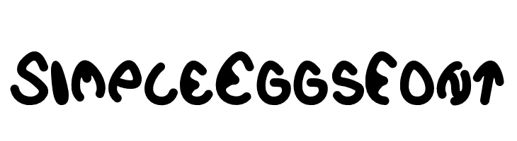 SimpleEggsFont  नि: शुल्क फ़ॉन्ट्स डाउनलोड