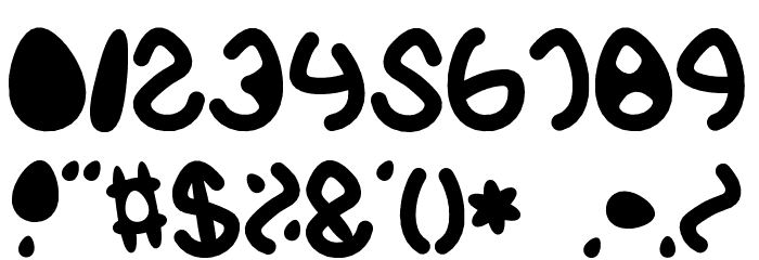 SimpleEggsFont Font OTHER CHARS