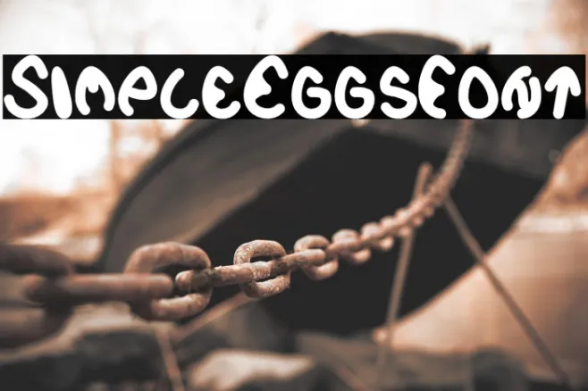 SimpleEggsFont Example 1