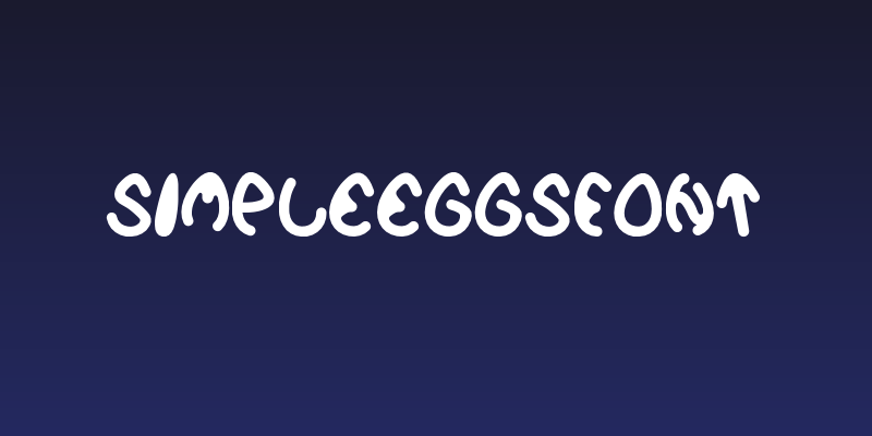 SimpleEggsFont Social Header