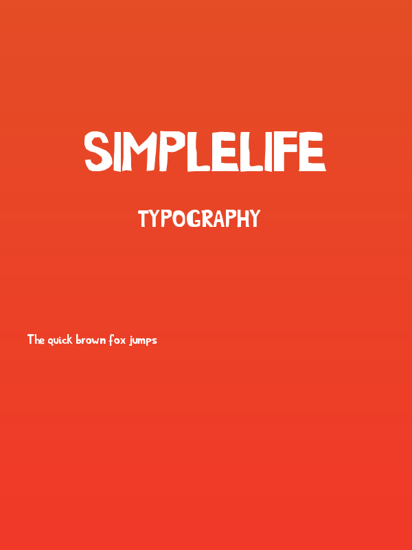 SimpleLife Poster