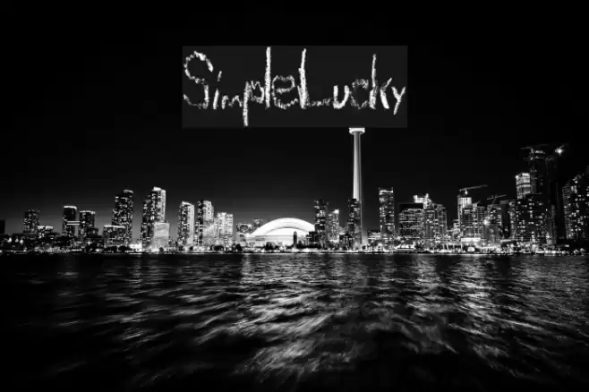 SimpleLucky خط examples