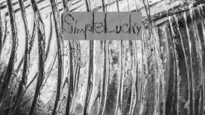SimpleLucky خط examples