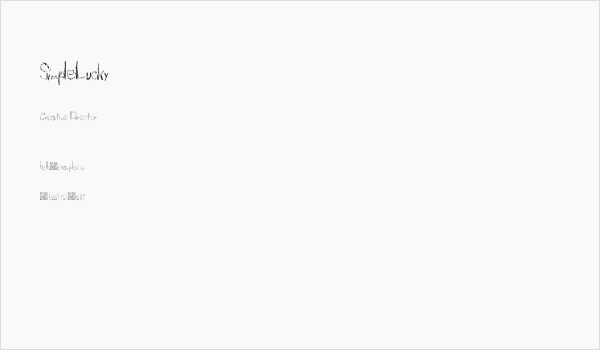 SimpleLucky Business Card