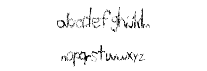 SimpleLucky Font LOWERCASE