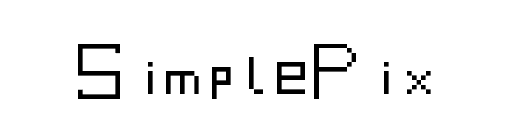 SimplePix  नि: शुल्क फ़ॉन्ट्स डाउनलोड
