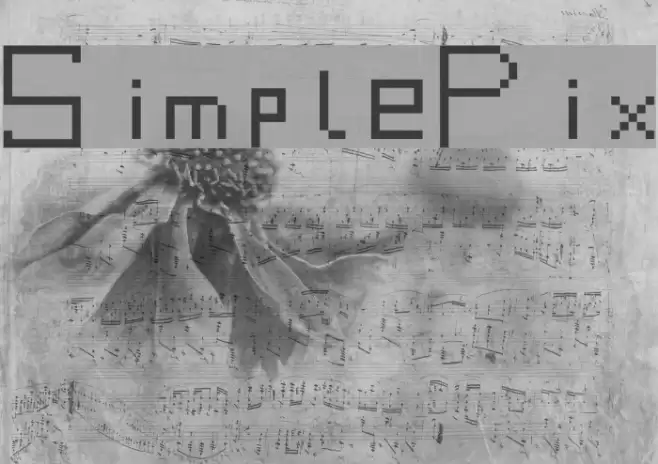 SimplePix Font examples