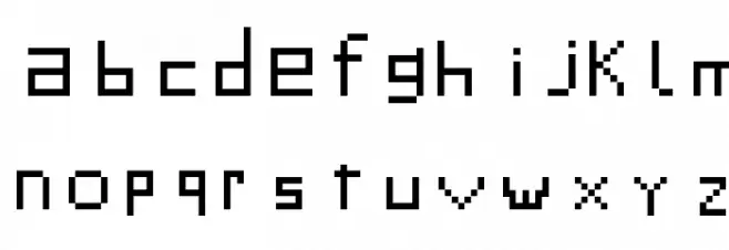 SimplePix خط أحرف صغيرة