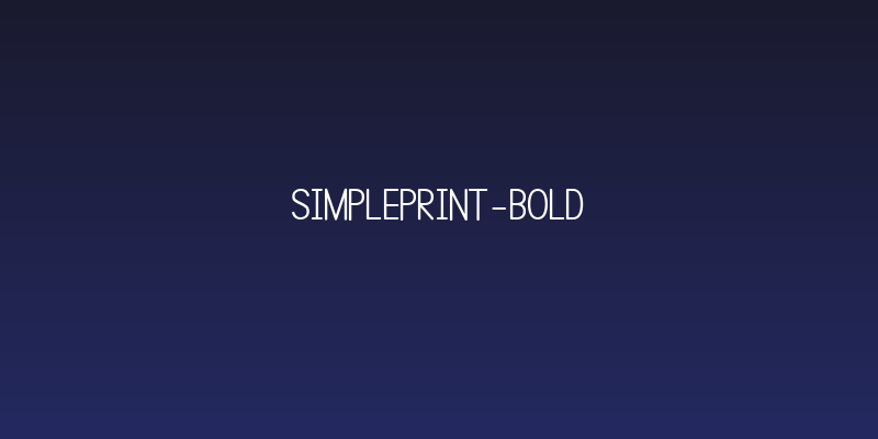 SimplePrint-Bold Social Header