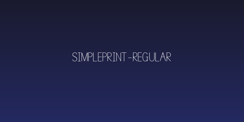 SimplePrint-Regular Social Header