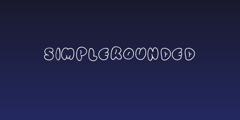 SimpleRounded Social Header