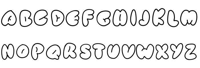 SimpleRounded Font LOWERCASE