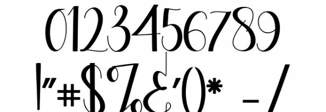 SimpleScript Font OTHER CHARS