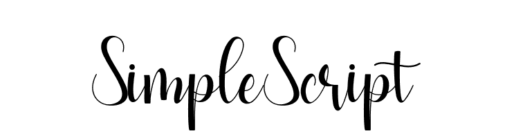 SimpleScript  नि: शुल्क फ़ॉन्ट्स डाउनलोड