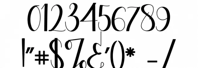 SimpleScript Font OTHER CHARS