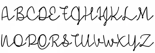 SimpleSignature Polices MAJUSCULES