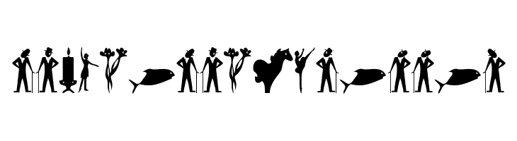 SimpleSilhouettes  Frei Schriftart Herunterladen