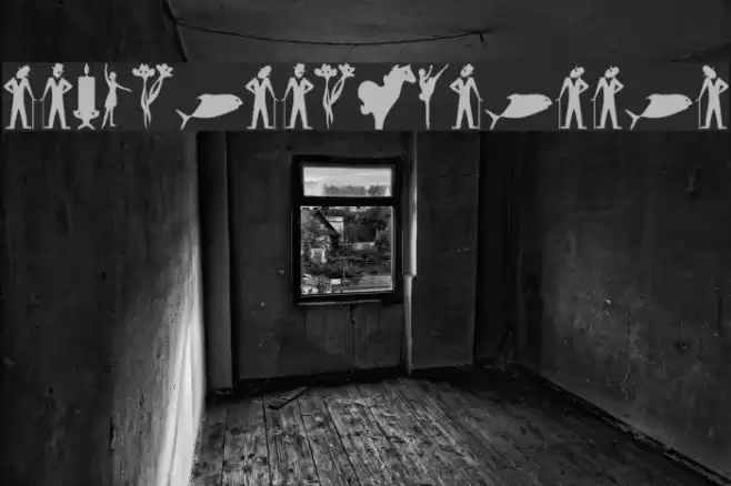 SimpleSilhouettes Font examples