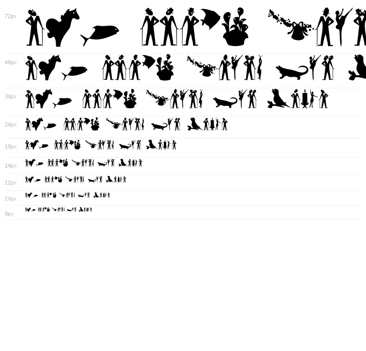 SimpleSilhouettes Waterfall