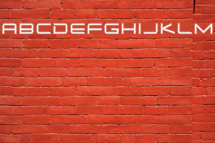 SimpleTechBold02 Font examples