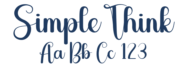 SimpleThink Font Preview