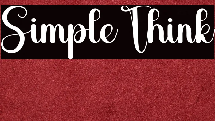 SimpleThink Example 2