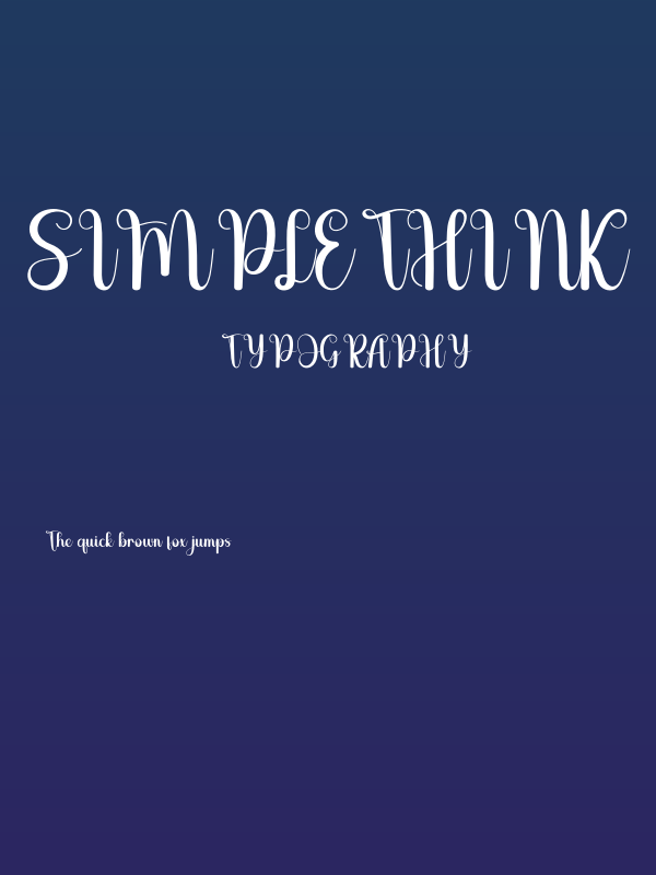 SimpleThink Poster