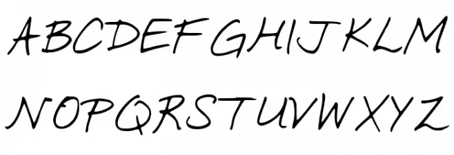 SimpleWriting Fonte MAIÚSCULAS