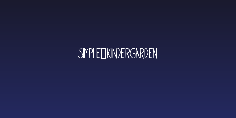 Simple_kindergarden Social Header