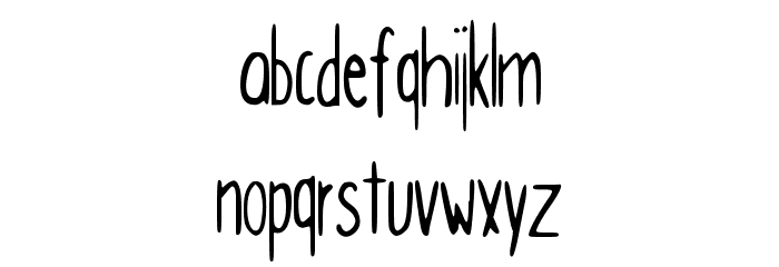 Simple_kindergarden Font LOWERCASE