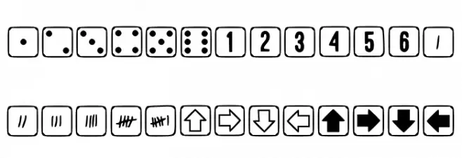 Simpledice Regular Fonte MAIÚSCULAS
