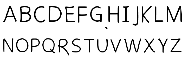 Simplehandwritting Regular Fonte MAIÚSCULAS