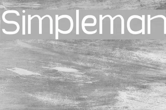 Simpleman Шрифта examples