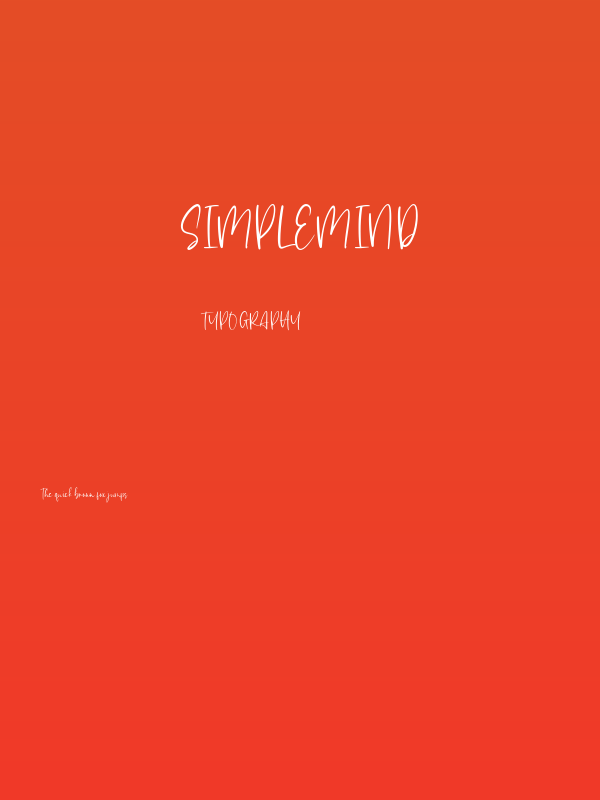 Simplemind Poster