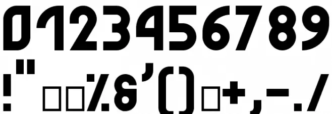 Simpleness Regular フォント その他の文字