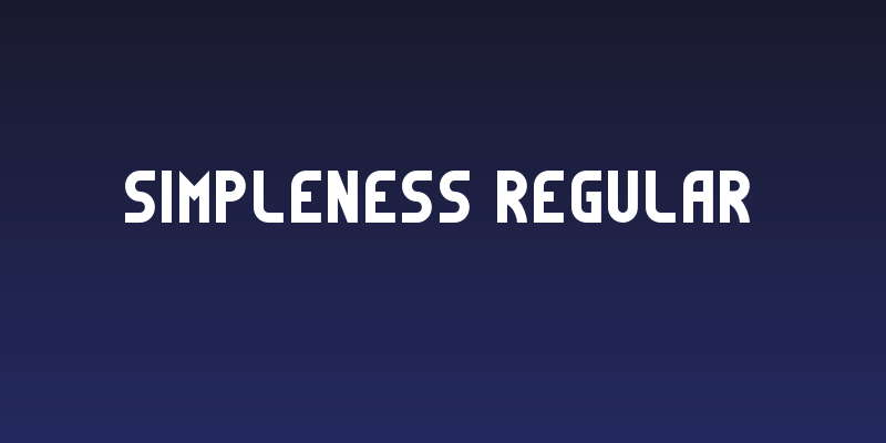 Simpleness Regular Social Header