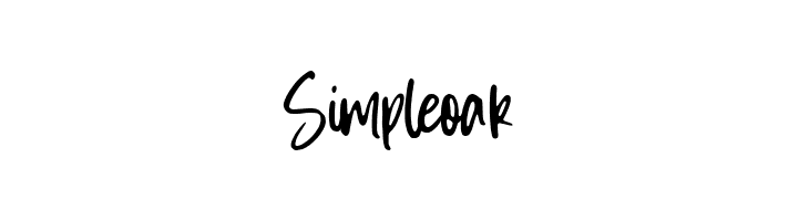 Simpleoak  font caratteri gratis