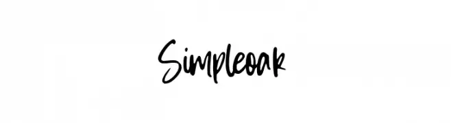 Simpleoak  les polices de caractères gratuit tlcharger