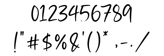 Simplesky Font OTHER CHARS