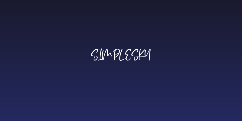 Simplesky Social Header