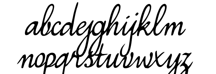 Simplesnails by Haiku Font LOWERCASE