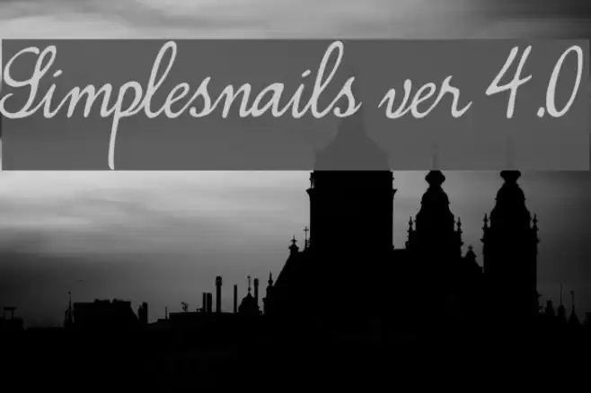 Simplesnails ver 4.0 Polices examples