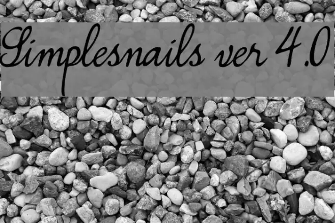Simplesnails ver 4.0 Polices examples