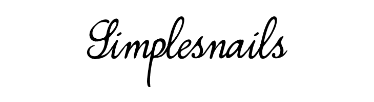 Simplesnails  Скачать бесплатные шрифты