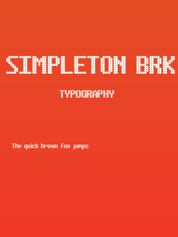 Simpleton BRK Poster