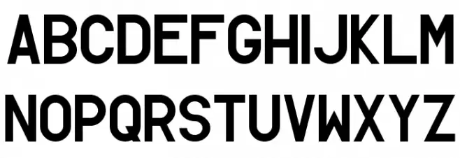 Simpleton Gothic Regular Schriftart Kleinbuchstaben