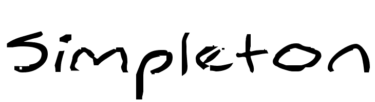 Simpleton  免费字体下载