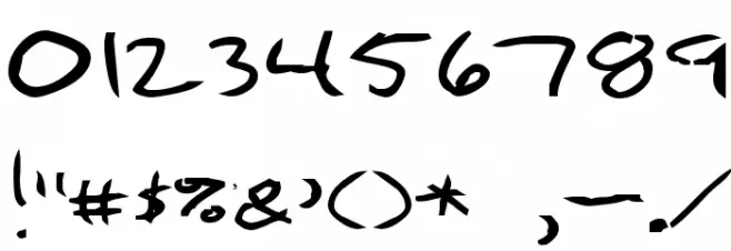 Simpleton Font OTHER CHARS