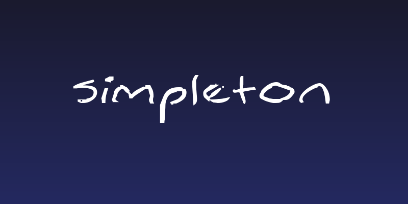 Simpleton Social Header