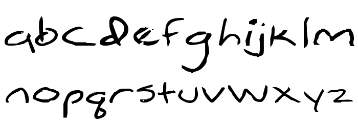 Simpleton Font LOWERCASE